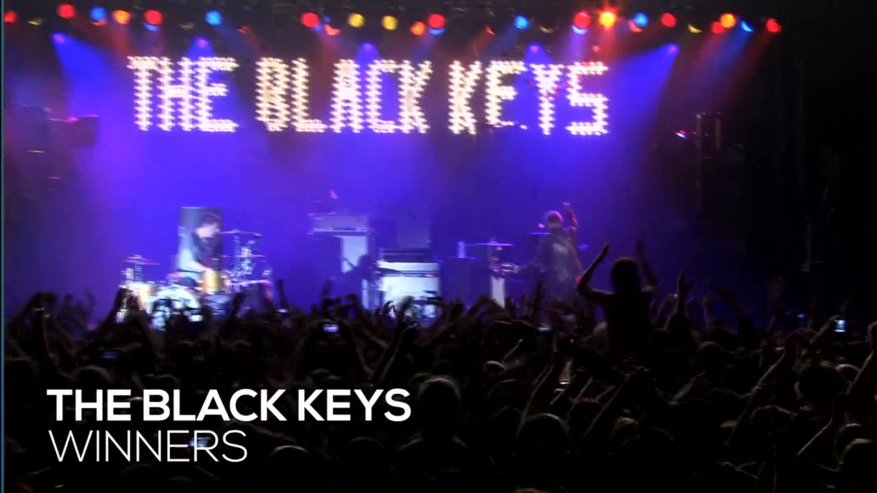 The Black Keys performing before a live audience