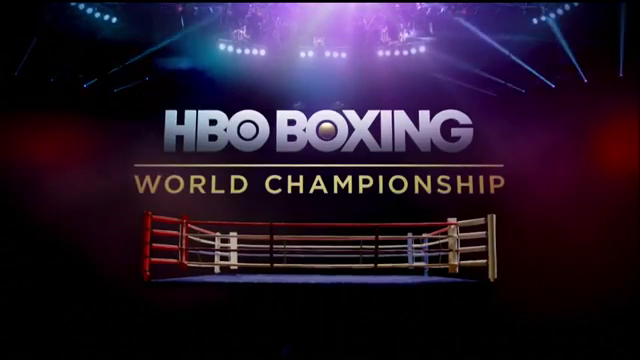 HBO Boxing World Championship ring and stage
